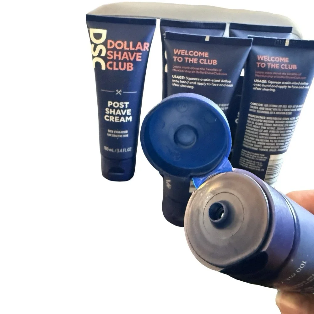 Lot 6 DSC Dollar Shave Club Post Shave Cream Hydration Sensitive Skin 3.4 fl oz